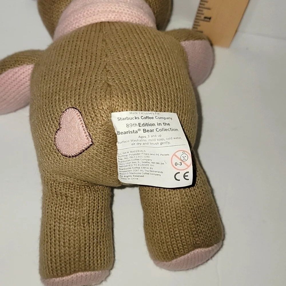 𝅺2010 Starbucks Bearista Bear. Collectible with tags